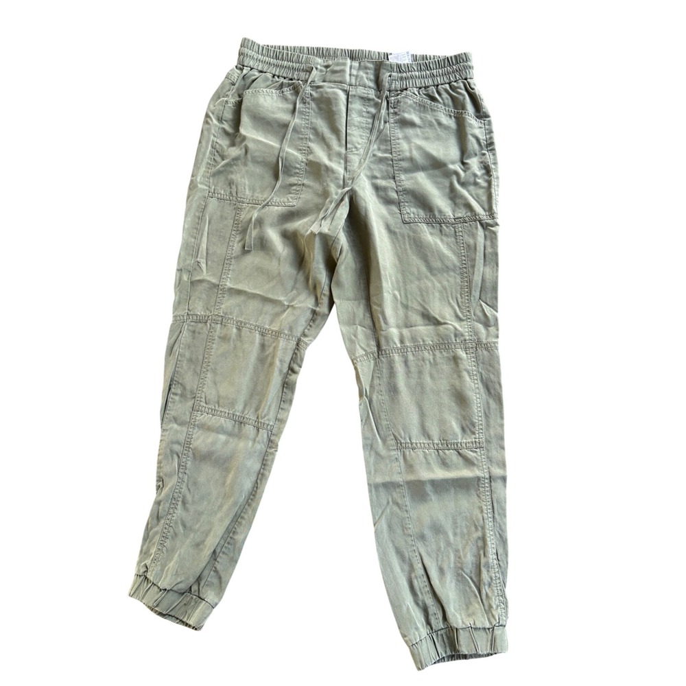Banana Republic Womens Olive Green Lyocell Utility Joggers‎ Pants Size S Small